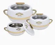 Casserol Set JAYPEE Vintage Set of 3 Casserole 2000 ml, 1500 ml and 1000 ml
