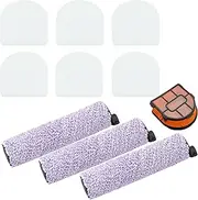 3 Brush and Filter kit for Shark WD101 HydroVac XL 3-in-1 Vacuum, Fit for Shark AW201 WD201 WD100 WD200 WD101 HydroVac Vacuum, Compare part WDFF1 WDB1