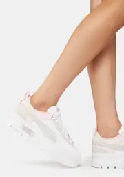 [PUMA] Chalk/Pink Mayze Raw Sneakers