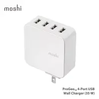 在飛比找博客來優惠-Moshi ProGeo 旅充系列 USB 4-Port 充