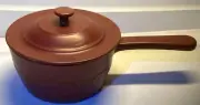 Longaberger Flameware-Lidded Sauce Pan-Paprika-NIB!!!