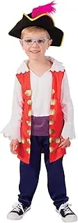 [Rubie's] Captain Feathersword Deluxe Costume for Toddlers & Kids - The Wiggles - Small (3-5 Yrs)