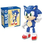 Cartoon Sonic Building Blocks Action Figure Cartoon Sonic Toy Bricks Assemble Ed
