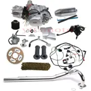 Full 125cc Electric Start Engine Motor Kit +Wiring for 4 Wheeler Go Kart Golf AU