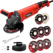 Angle Grinder Tool 7.5Amp 4-1/2 In. 6Variable Speed Grinders Power Tool Electric