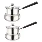 Turkish Coffee Pot Stainless Steel Coffee Cup Milk Warmer