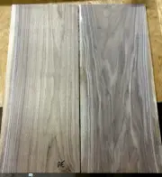2 BEAUTIFUL THIN WIDE SANDED S4S BLACK WALNUT 24" X 10" X 3/8" LUMBER WOOD AE