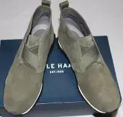 COLE HAAN ZEROGRAND WOMEN'S FATIGUE GREEN SUEDE BOOTIE US 7B