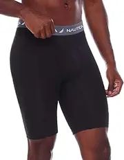 [NAUTICA] Men's Performance Compression Base Layer Solid Athletic Bike Shorts