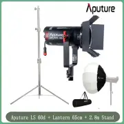 Aputure LS 60d LED Video Light 60W 5600k Daylight + Lantern 65cm + 2.8M Stand