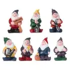 Gnome Figurines Desktop Decoration Fairy Garden Gnomes Miniature Dwarfs Statue