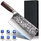 8 inch Hand Forged Butcher Knife Cleaver Kitchen Knife Serbian Chef's Knife