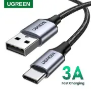 Ugreen USB Type C Cable 3A Fast Charging Braided Data Cable for iPhone 15 S23