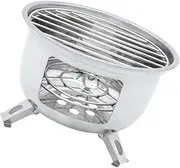 1Set Portable Camping Bbq Stove Grill for Outdoor Cooking for Camping Hiking and Picnics Durable and Sturdy Design for Bonfire Activities