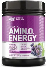 Amino Energy Pre Workout - Concord Grape, 65 Servings, Green Tea, BCAA, Keto-Fri