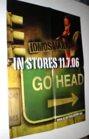 POSTER by IOMOS MARAD go head All Natural Hip Hop 2006 og promo album art b