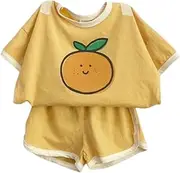 [Generic] Baby Clothes Girls T Shirts for Toddler Girl TShirts for Toddler Boy Shorts for Kids Girl Shorts Toddler T-Shirt and Shorts