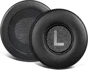 SOULWIT Protein Leather Earpads Replacement for Sennheiser HD25/HD25 Lite/HD25 Plus/HD 25 Special Edition/HMD25/HME25/HMEC25/HD250BT Headphones, Ear Pads Cushions with High-Density Foam - Black