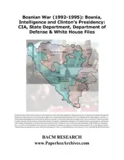 Bosnian War (1992-1995) CIA, State, DOD, & White House Files USB Drive