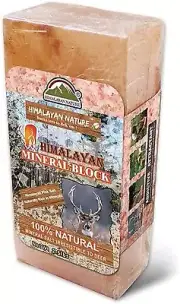 Himalayan Nature 100% Natural Himalayan Rock Deer Salt Block - Animal Licking