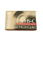 Maxell High Grade VHS-C Videotape Cassette