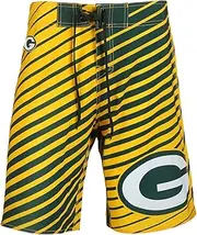 FOCO NFL Stripes Poly Boardshort