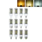 E27 E17 E14 E12 GU10 B22 5W 500LM LED Warm Pure Natural White Corn Light Blub AC85-265V B22 PURE WHITE