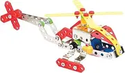 Construct IT Helicopter - 120 Piece Helicopter Construction Kit - STEM Toys for 8+ Year Olds - Build Your Own Metal Helicopter - STEM for Kids Ages 8-12
