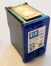 Genuine HP 57 Tri-Color Ink Cartridge Standard NO DATE NEW With Pull Tab Seal