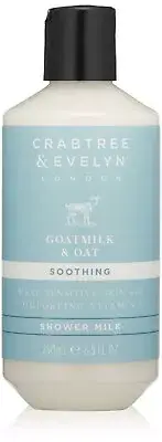 Crabtree & Evelyn GOATMILK & OAT Soothing Shower Milk 8.5 oz New