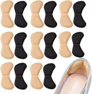 8 Pairs Heel Cushion, Heel Stickers Woman Shoe Heel Pad Heel Pad Self Adhesive