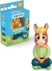 Edurino Figure Alex Learn The Clock from 4 Years Including App | Innovative and Digital Educational Game | First Understanding of Time | Daily Routines & Routines | Reading Times (Full and Half Hour)