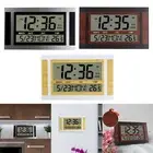 Digital Alarm Clock LCD Display Temperature Wall Clocks for Study Room
