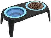 Collapsible Pet Bowl Raised Feeder Portable Traveling Food Water Dishes Dog&Cat