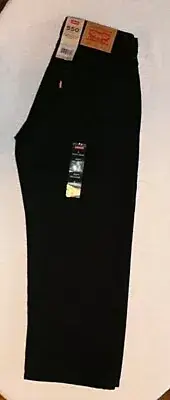 Levi's 550 Relaxed Black Jeans size 8 Husky 28x23 retail $42
