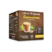 Ginseng Coffee, Capsules Compatible With Machines NESCAFÈ DOLCE GUSTO , Lollo