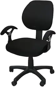 Chair Covers, Protective & Stretchable Stretch Cushion Resilient Fabric Computer Chair/Desk Chair/Chair/Rotating Chair/Executive Chair