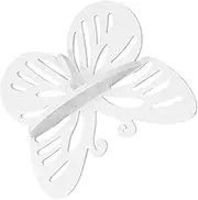 Butterfly Storage Display Shelf Floating Wall Shelves Nursery Wall Shelves Floating Bedroom Shelves Bedroom Wall Shelf Wall Mounted Shelves Hanging Shelf White Plastic