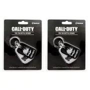 2x Paladone 3cm Call Of Duty Themed Keyring Adult/Teen Accessory w/Bottle Opener
