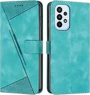 Compatible with Samsung Galaxy A23 5G Flip Kickstand Case Cover,Compatible with Samsung Galaxy A23 4G Magnetic Closure Wallet case Green