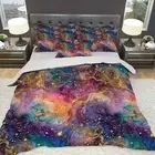 Galaxy Duvet Cover Set: Boho Bedding Celestial Bedroom Decor by Durazza