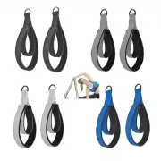 Double Rings Strap, 1Pair Pilates Yoga Double Rings Belt Fitness Equipment Strap