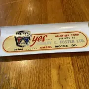 Ford Vintage Dudley Foster Dealer Ampol Unused Water Slide RARE