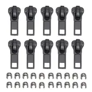 10 Pieces #5 Black Zipper Sliders Zipper Repair Zipper Replacement for 6mm