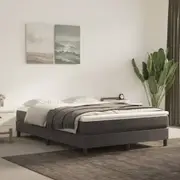 vidaXL Bed Frame without Mattress Dark Grey Queen Velvet