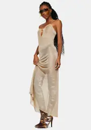 [ESQAPE] M Extended Gold Chainmail Chemise