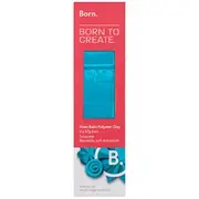Born Oven Bake Polymer Clay Turquoise 3 Pack