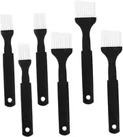 Zerodeko 6Pcs Kitchen Oil Brush High Temperature Resistant Baking Tools for Barbecue Basting Cooking Food Grade Plastic Handle for Grilling Meats Pastries and More