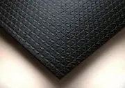 Washable PVC Ceiling Tiles - EcoTile Techno 2' x 2' BLACK Drop Tile Mold Free