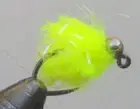 1 Dozen #14 Eggstasy Tungsten Fly Fishing Flies- Egg Pattern-Fl Yellow